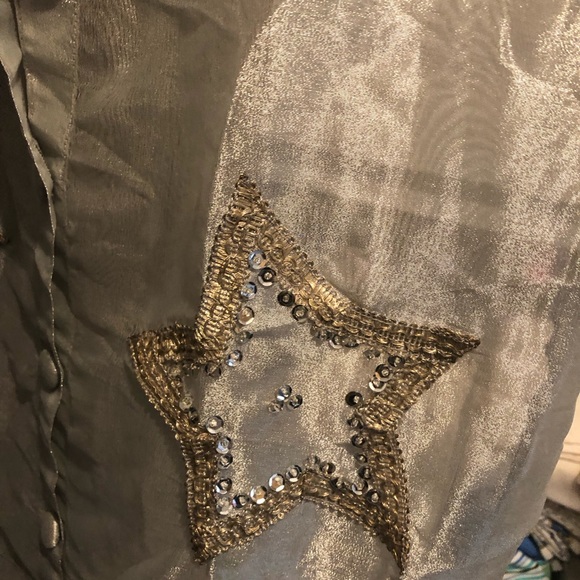 ππ«La Effaire Silver Star Jacket- 685 $70 or $65 w/offer - Picture 3 of 9